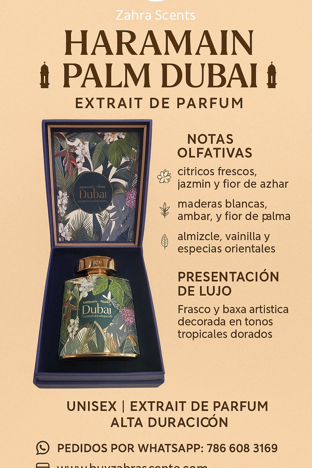 Haramain Palm Dubai – Extrait de Parfum