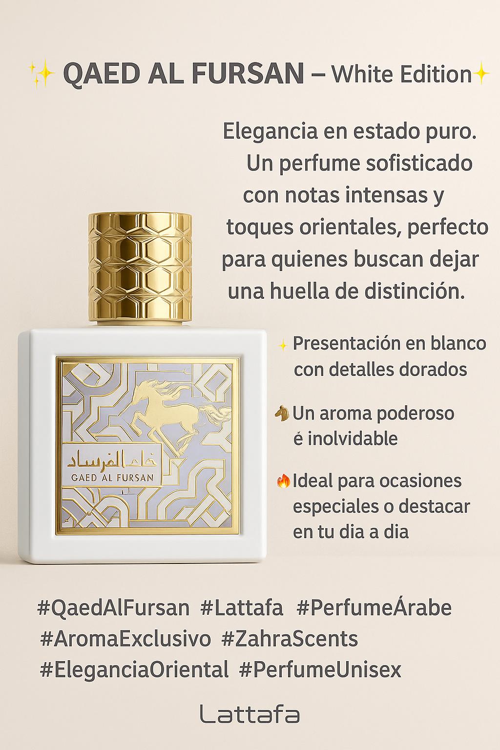 QAED AL FURSAN – White Edition ✨
