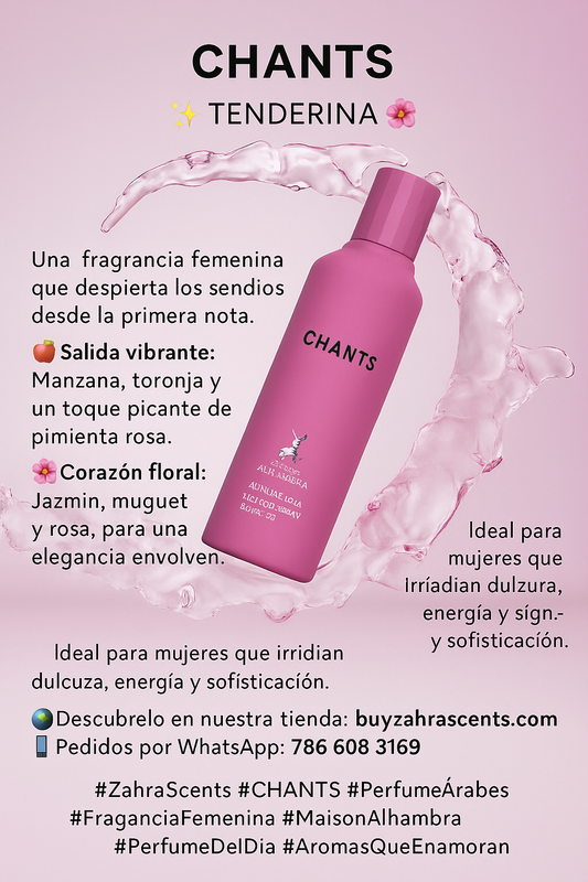CHANTS TENDERINA BODY MISTS